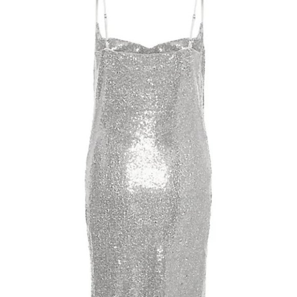 Black Sequin dress from Simons Vera Moda XL adjustable straps - Picture 7 of 11